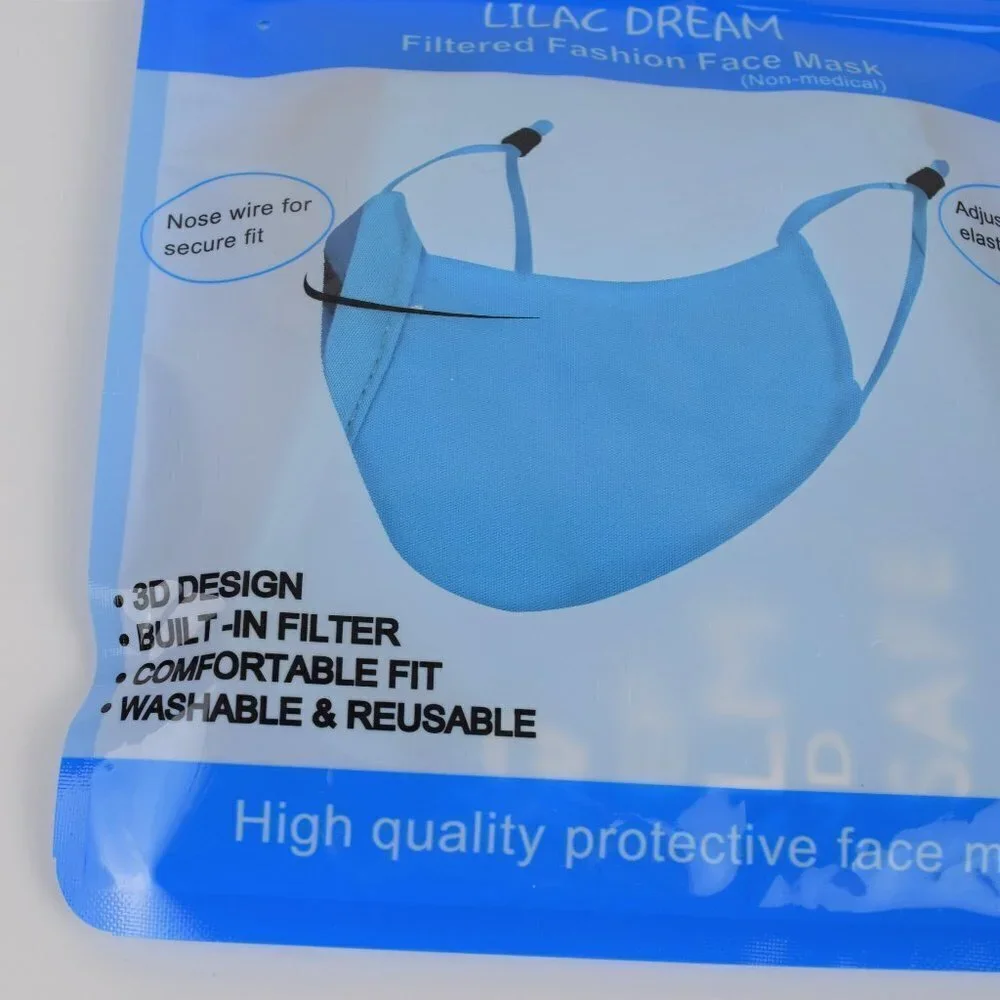 Clearance💎5/$25 Papaya Keep Calm & Stay Safe Reusable Face Mask